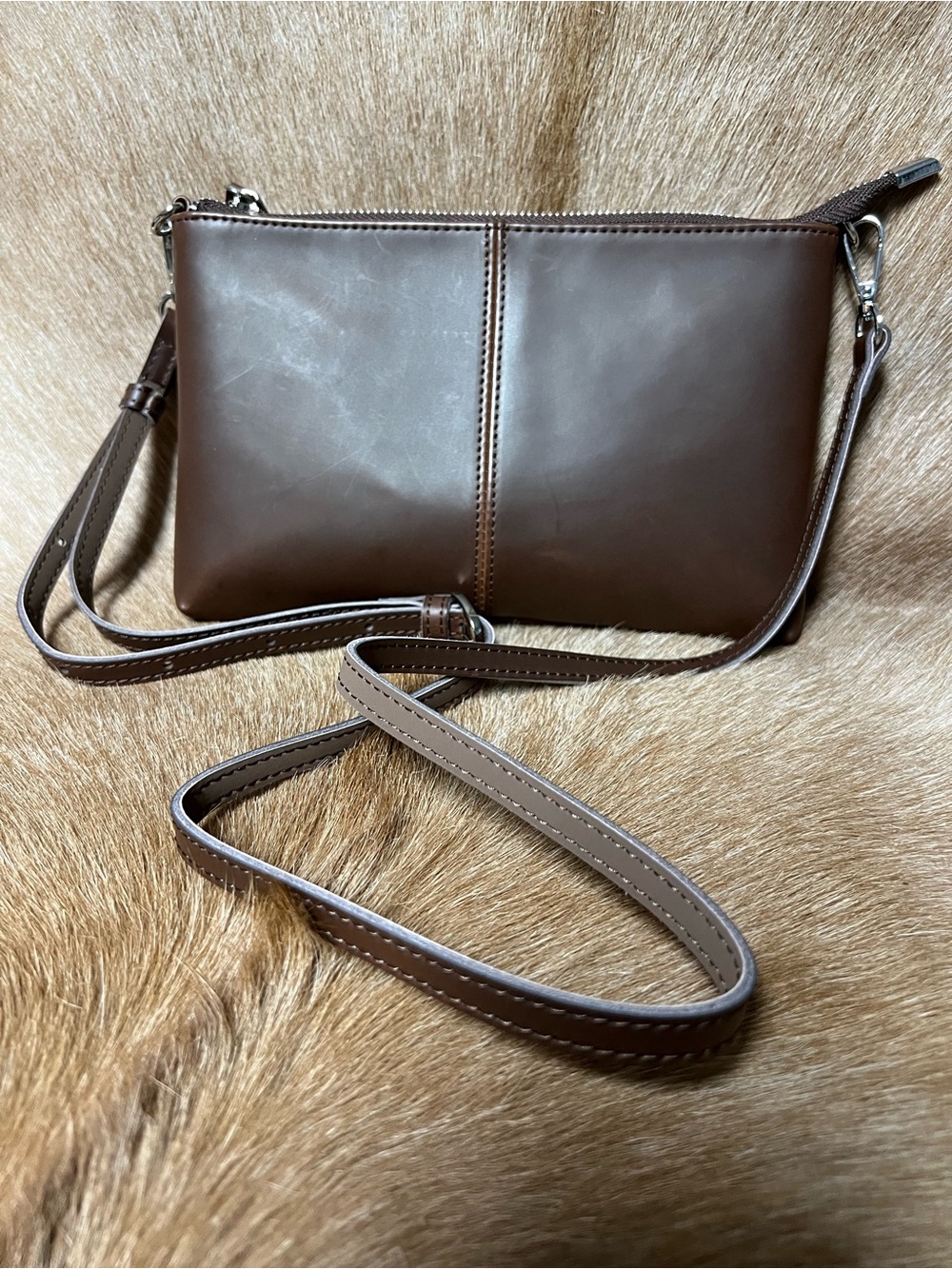 Befen natural leather crossbody